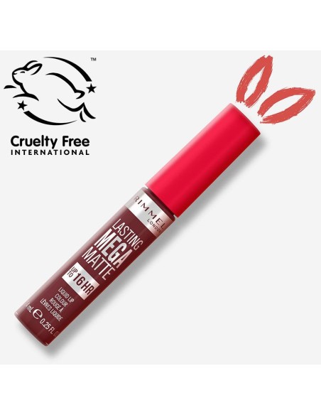 Rimmel Lasting Mega Matte Liquid Lip Colour 810 Plum This Show 7.4Ml