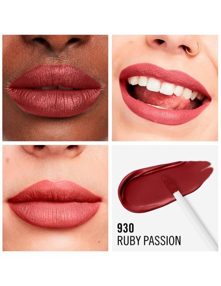 Rimmel Lasting Mega Matte Liquid Lip Colour 930 Ruby Passion 7.4Ml