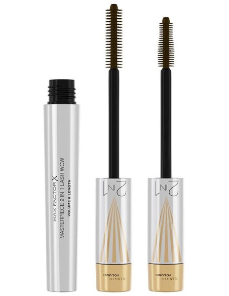 Masterpiece 2 In 1 Lash Wow Máscara De Pestañas 02-Black Brown 7 Ml