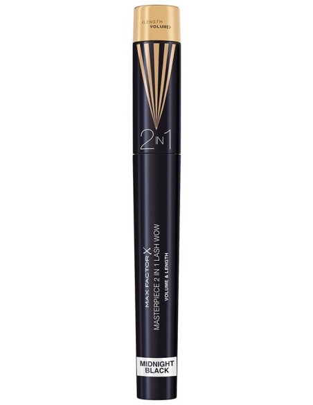 Masterpiece 2 In 1 Lash Wow Máscara De Pestañas 03-Midnight Black 7 Ml