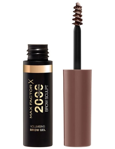 Max Factor 2000 Calorie Volumising Brow Gel 001 Soft Brown 4.5Ml