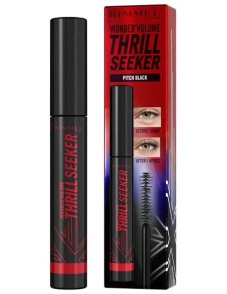 Wonder' Volume Thrill Seeker Máscara De Pestañas 004-Pitch Black 8 Ml
