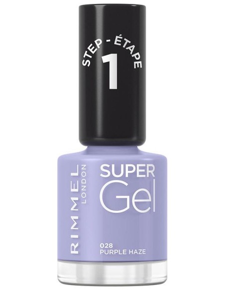 Rimmel Super Gel Nail Polish 028 Purple Haze 12Ml