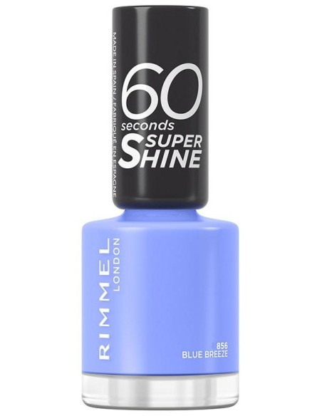 Rimmel 60 Seconds Super Shine Nail Polish 856 Blue Breeze 8Ml