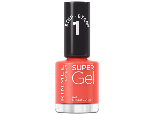 Rimmel Super Gel Nail Polish 047 Spiced Coral 12Ml