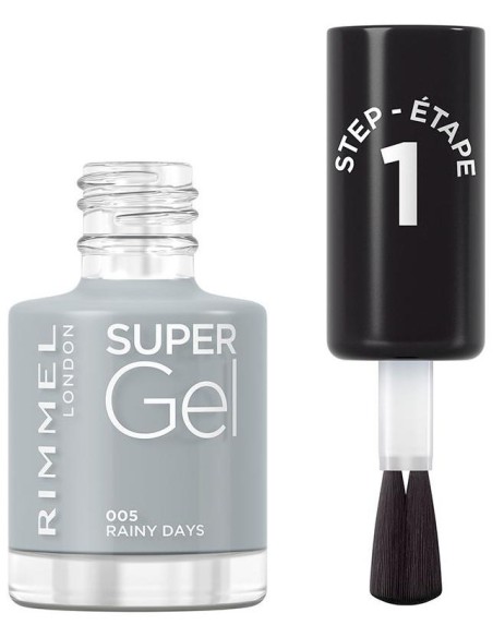 Rimmel Super Gel Nail Polish 005 Rainy Days 12Ml