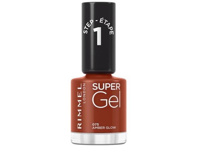 Rimmel Super Gel Nail Polish 075 Amber Glow 12Ml