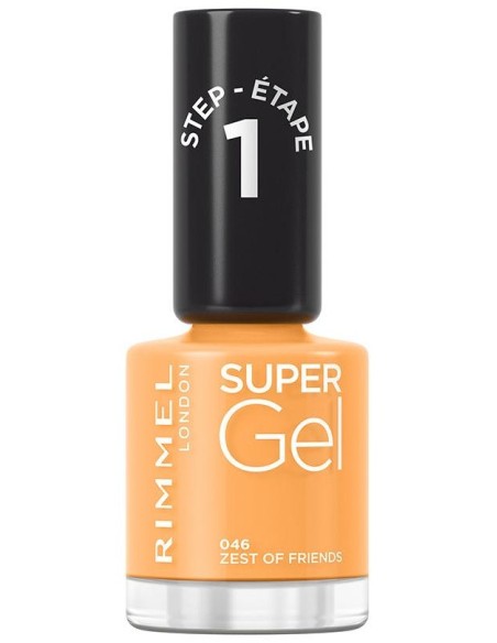 Rimmel Super Gel Nail Polish 046 Zest Of Friends 12Ml
