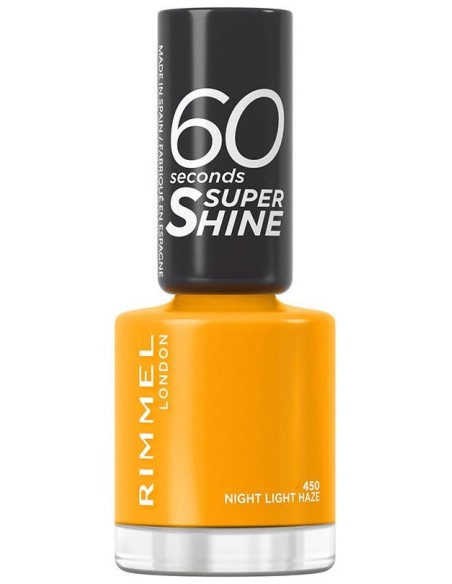 Rimmel 60 Seconds Super Shine Nail Polish 450 Night Light Haze 8Ml