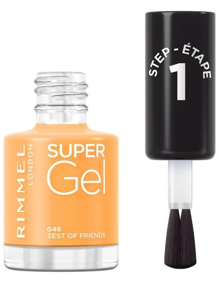 Rimmel Super Gel Nail Polish 046 Zest Of Friends 12Ml