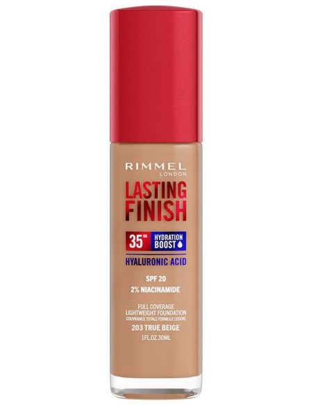 Rimmel Lasting Finish Hydration Boost 35Hr 203 True Beige 30Ml