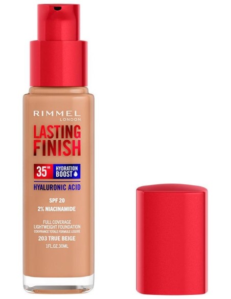 Rimmel Lasting Finish Hydration Boost 35Hr 203 True Beige 30Ml