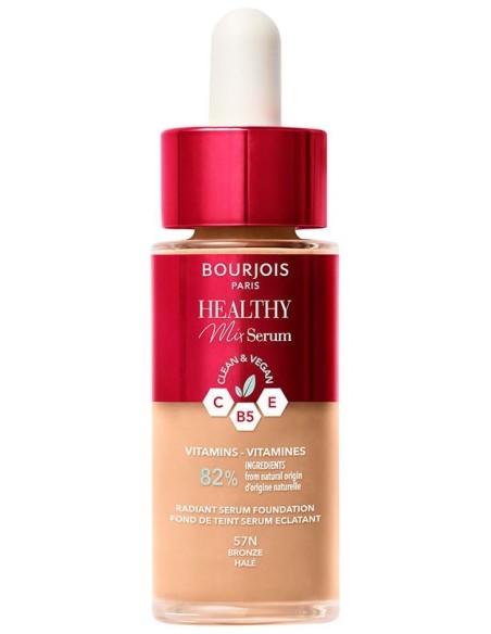 Healthy Mix Serum Foundation Base De Maquillaje 57N-Bronze 30 Ml