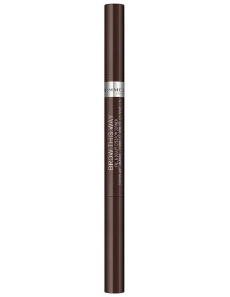 Rimmel Brow This Way Eyebrow Pencil 03 Dark Bown 0.25G