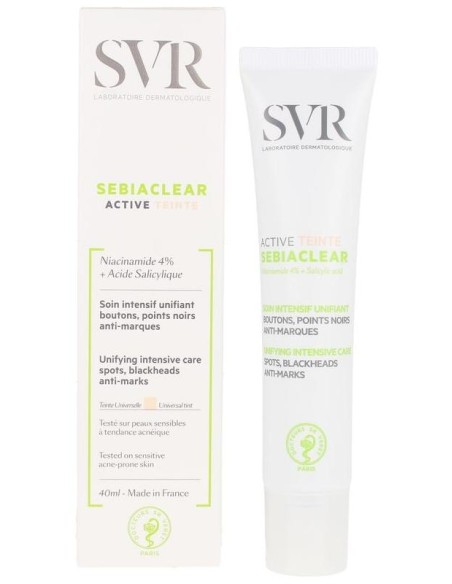 Svr Sebiaclear Active Teinté Tratamiento Intensivo Unificante 40Ml