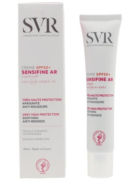 Svr Sensifine Ar Crème Spf50+ Crema Solar Calmante Anti-Rojeces 40Ml