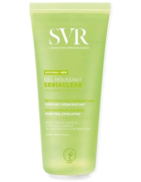 Svr Sebiaclear Gel Moussant Gel Limpiador Anti-Imperfecciones 200Ml