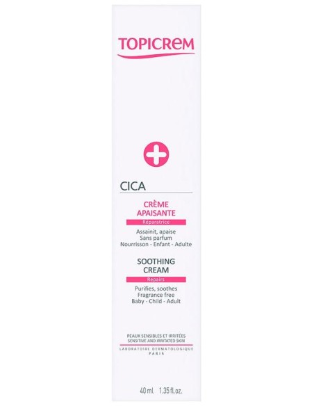 Topicrem Cica Crema Reparadora, 40 Ml