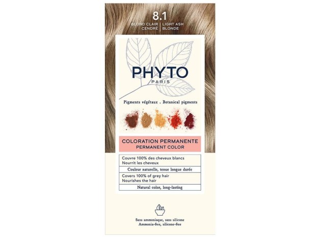 Phytocolor 8.1-Rubio Claro Cendre 4 U