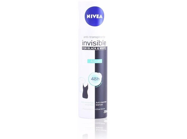 Black %26 White Invisible Active Desodorante...