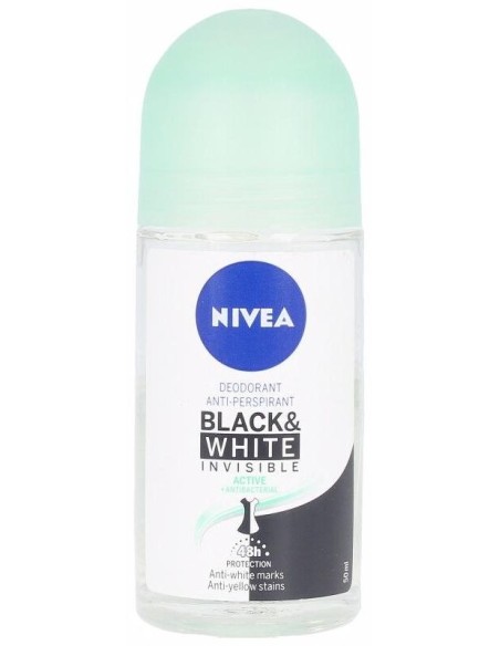 Nivea Men Desodorante Black %26 White Active Roll On 50Ml