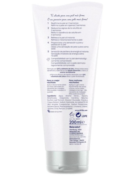 Nivea Q10 Multi Power 5 In 1 Anticelulítico + Reafirmante 200Ml