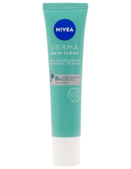 Nivea Derma Skin Clear Salicylic Acid %26 Glycolic Acid Peeling Night 40Ml