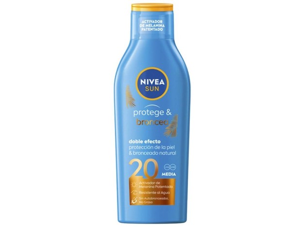 Nivea Protege %26 Broncea Leche Fps20 200Ml