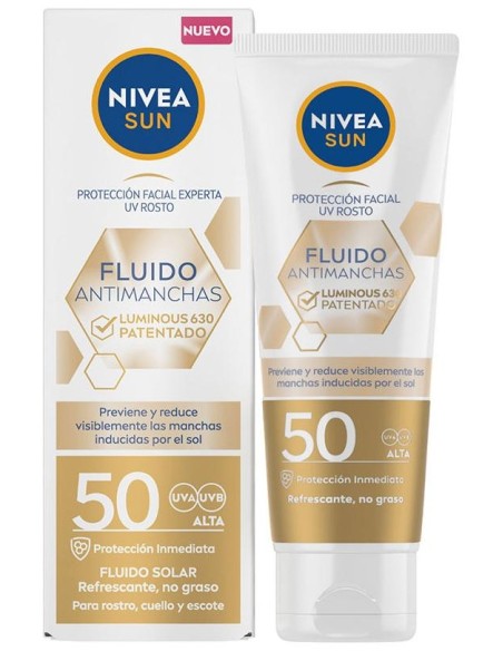 Nivea Sun Facial Luminous 630º Fluido Antimanchas Spf50 40Ml