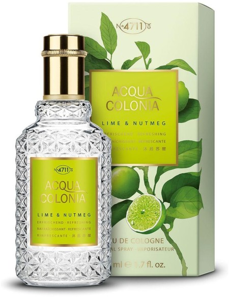 Acqua Colonia Lime %26 Nutmeg Eau De Cologne Splash %26 Spray 50 Ml