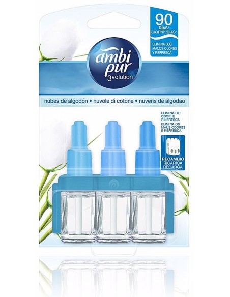 Ambi Pur 3Volution Ambientador Recambio Nubes Algodon 20Ml