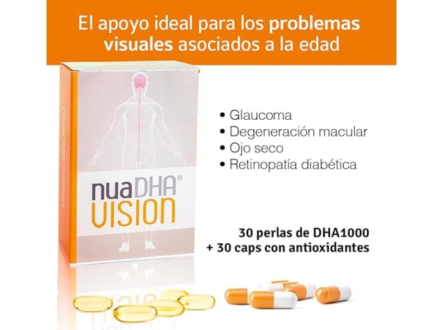 Nua Biological NuaDHA Vision 30 Cápsulas + 30...