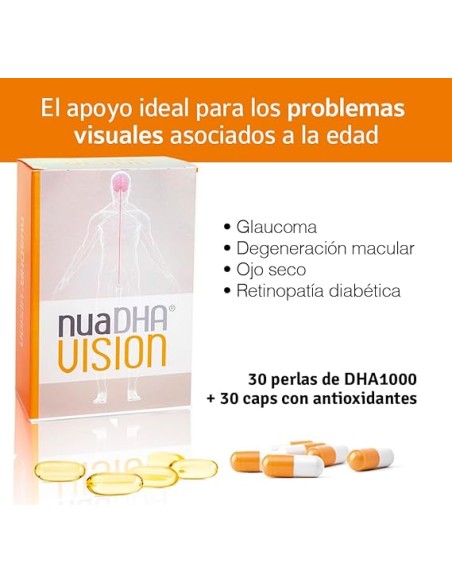 Nua Biological NuaDHA Vision 30 Cápsulas + 30 Perlas