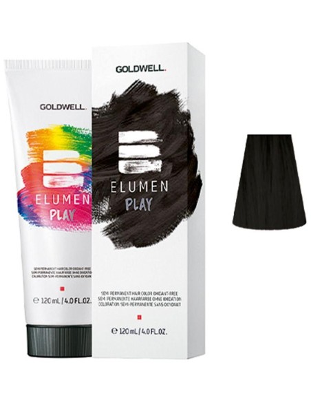 Elumen Play Semi Permanent Hair Color Oxidant-Free Black 120 Ml
