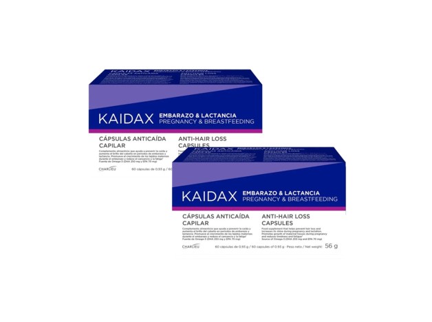 Kaidax Embarazo & Lactancia 2x60 cápsulas ¡Duplo!