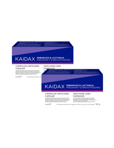 Kaidax Embarazo & Lactancia 2x60 cápsulas ¡Duplo!