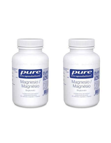 Pure Encapsulations Magnesio Bisglicinato 2x90 Cápsulas ¡Duplo!