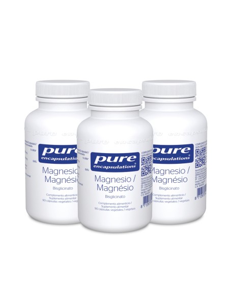 Pure Encapsulations Magnesio Bisglicinato 3x90 Cápsulas ¡Triplo!