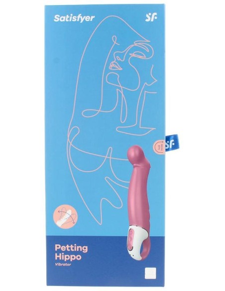 Satisfyer Petting Hipo Vibrador Rosa 1 U