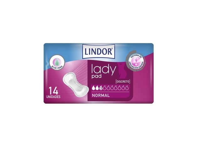 Lindor Lady Pad Compresas Normales 14Uds