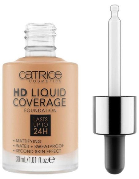 Hd Liquid Coverage Foundation Dura Hasta 24H 046-Camel Beige 30 Ml