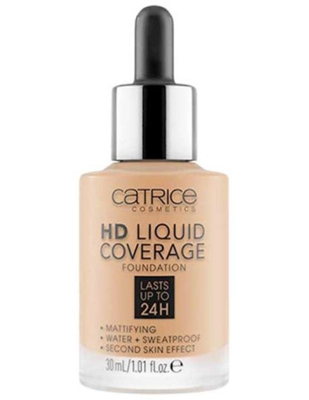 Hd Liquid Coverage Foundation Lasts Up To 24H 032-Nude Beige 30 Ml