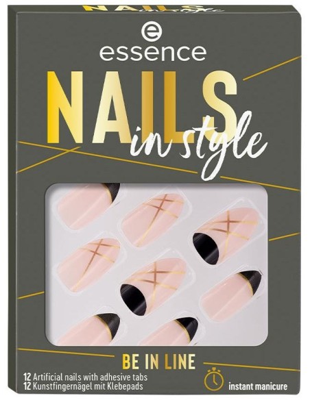 Essence Nails In Style Faux Ongles Be In Line 12Uds