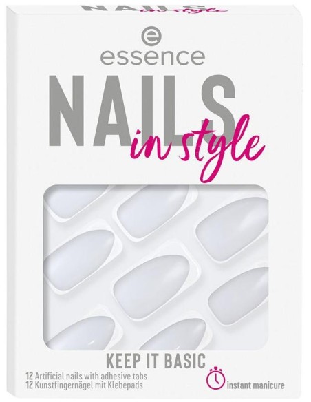 Essence Nails In Style Artificial Nails 15 Keep It Basic 12Uds