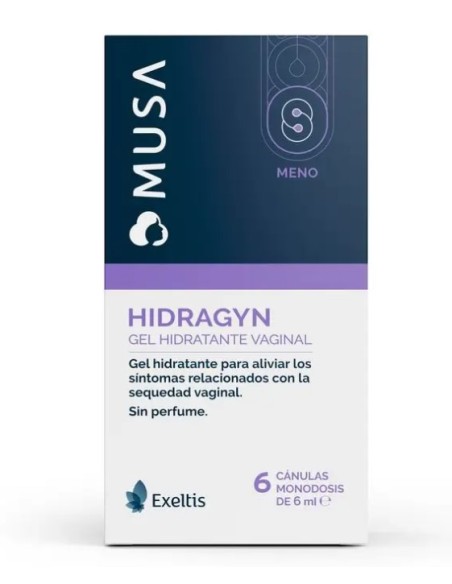 Musa Meno Hidragyn Gel Hidratante Vaginal 6 cánulas