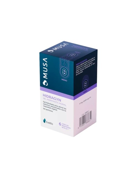 Musa Meno Hidragyn Gel Hidratante Vaginal 6 cánulas