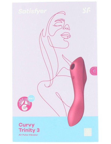 Satisfyer Curvy Trinity 3 Vibrador De Aire Rojo 1 U