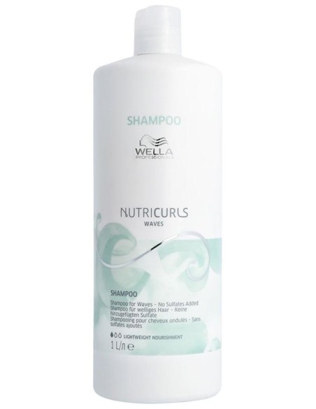 Wella Nutricurls Waves Shampoo 1000Ml