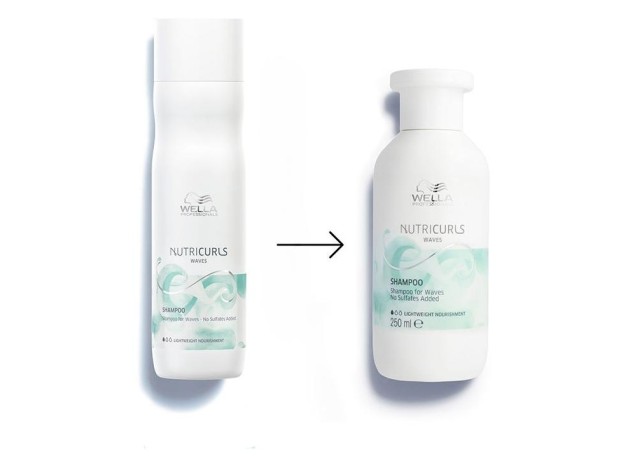 Wella Nutricurls Waves Shampoo 1000Ml