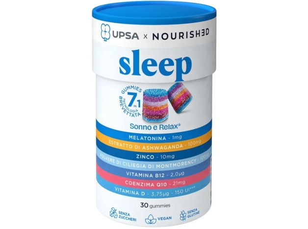 Upsa x Nourished Sleep 30 Gummies - Sabor Afrutado